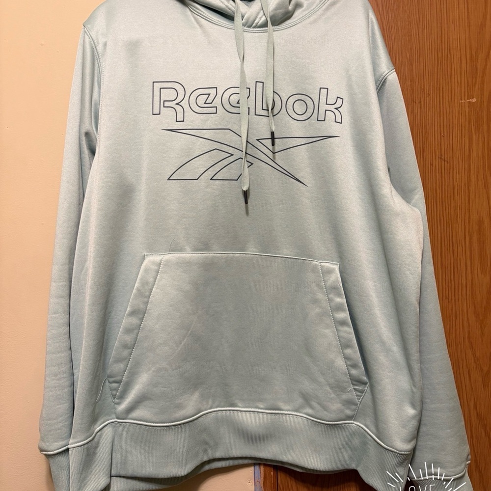 Reebok Men's Sweatshirt XXL Mint Green | Tagless | Measurements in Photos